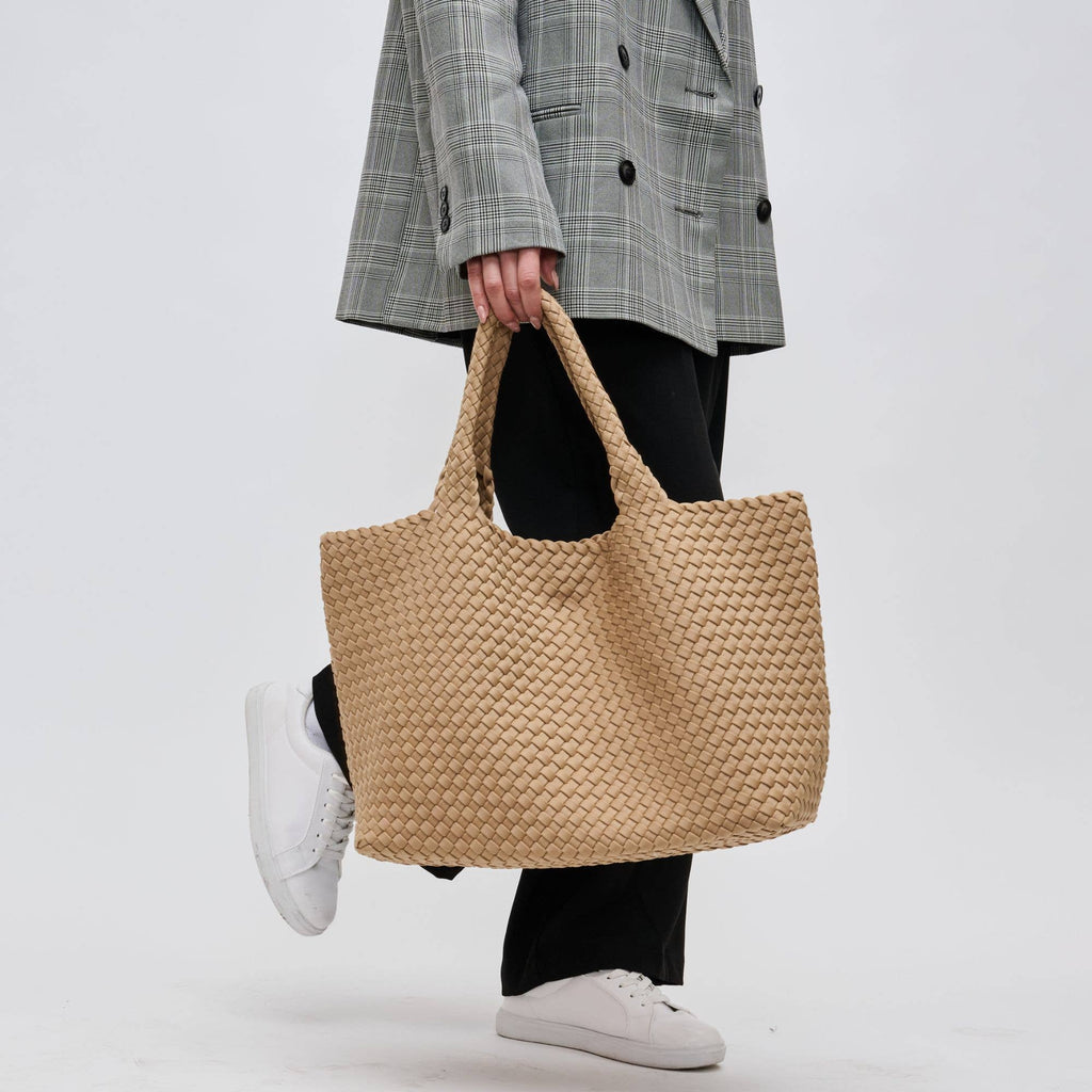 Sky's The Limit Large Woven Neoprene Tote
