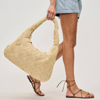 Dare to Dream - Large Woven Straw Hobo