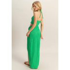 Halter Top & Knotted Skirt Set
