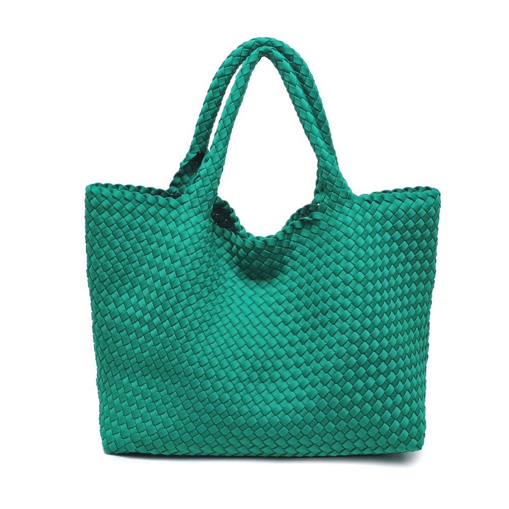 Sky's The Limit Large Woven Neoprene Tote