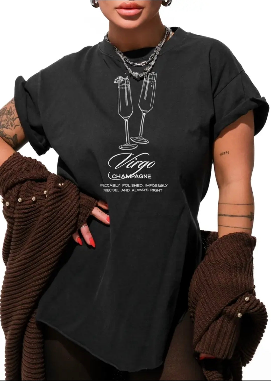 VIRGO Side Slit Tee