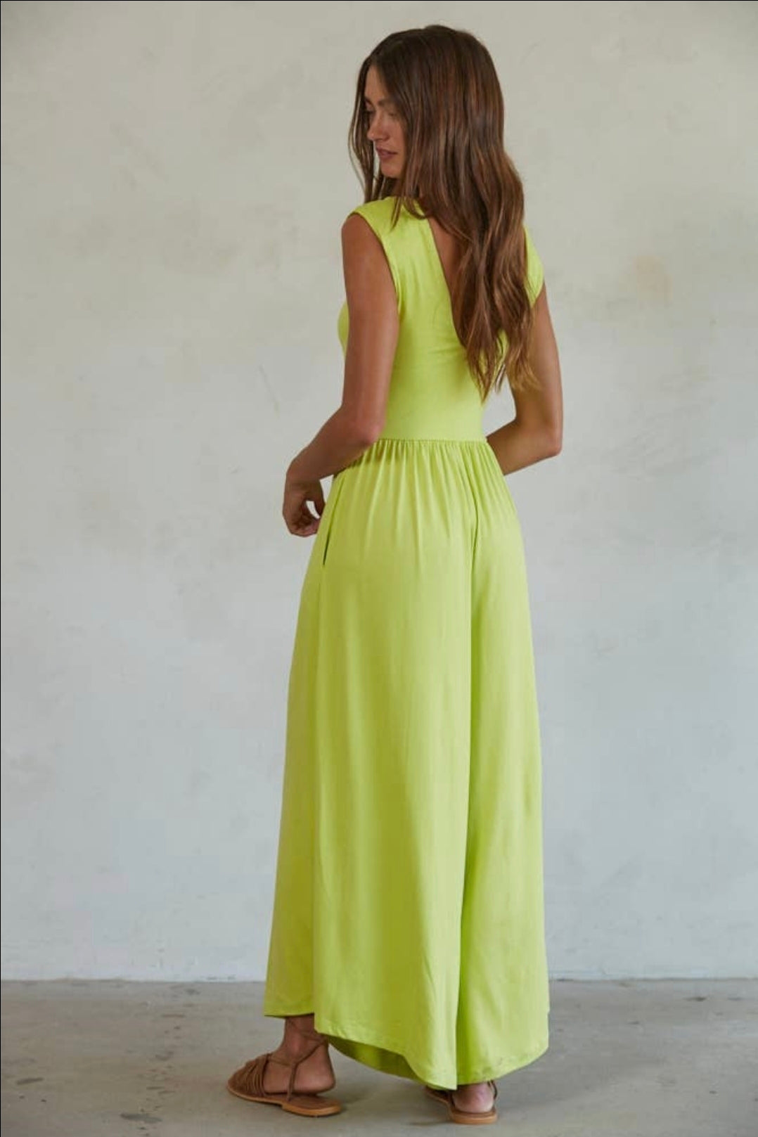Open Back Wide Leg Jumpsuit