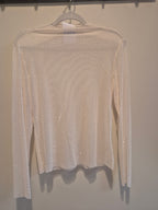 Sheer Rhinestone Top