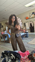 Olive Green  Jumpsuit