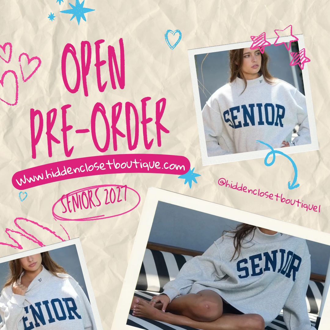 Senior 2027 Reversible Mockneck Pre-orders