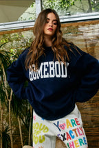 Do Not Disturb/ Homebody Reversible Mockneck