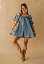 HCB soft denim romper